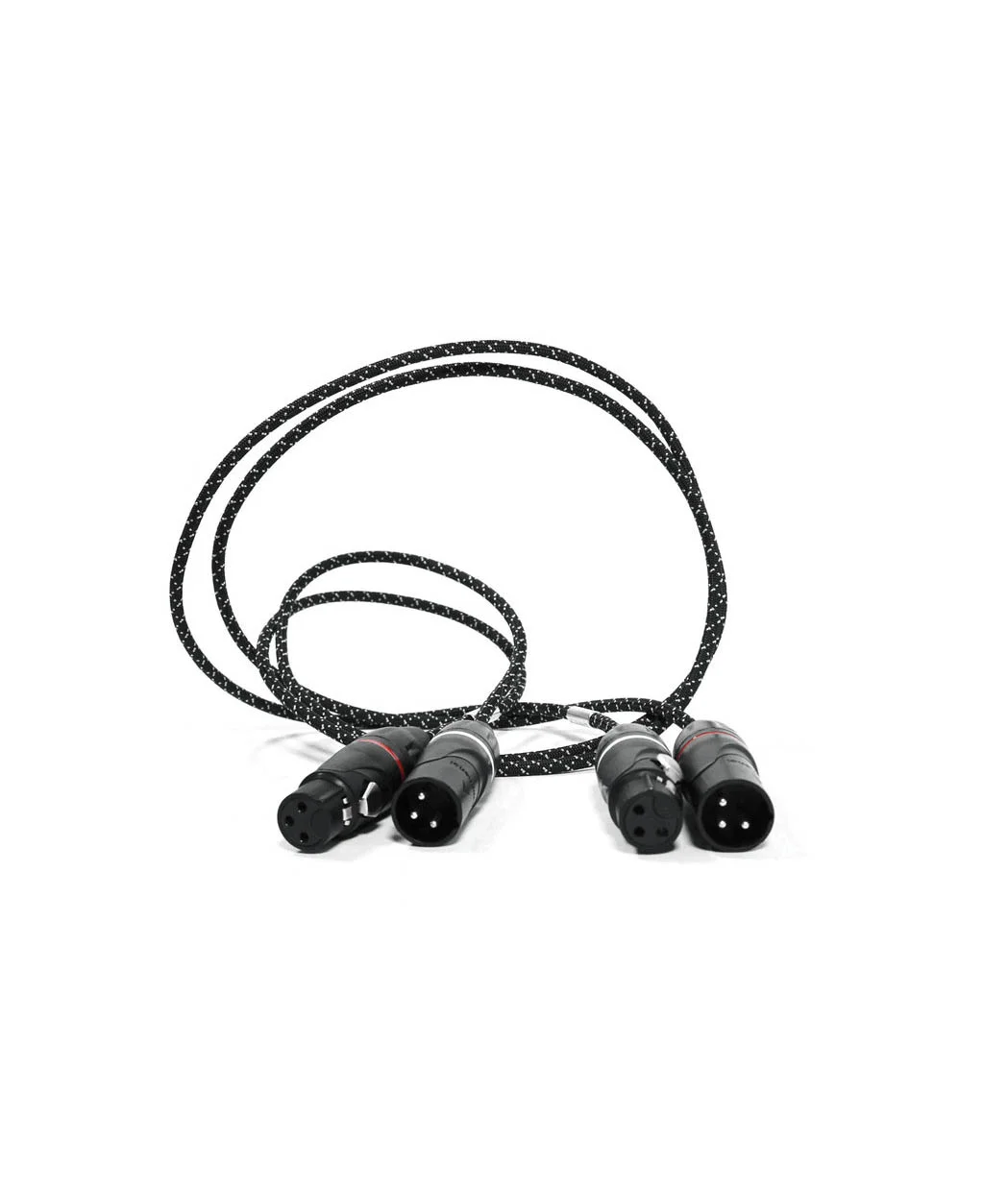 QED/Qunex2 XLRラインケーブル2m QED Qunex 2 Dual Balanced Low Level Signal Phono Audio Cable